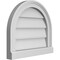 Ekena Millwork Round Top Surface Mount PVC Gable Vent w/ 2"W x 2"P Brickmould Sill Frame, 18"W x 16"H GVPRT18X1603SN - alternate 5